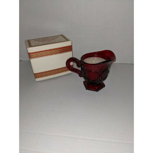 Vintage Avon Cape Cod Collection Creamer with Meadow Moon Candle in Box New - Picture 1 of 7